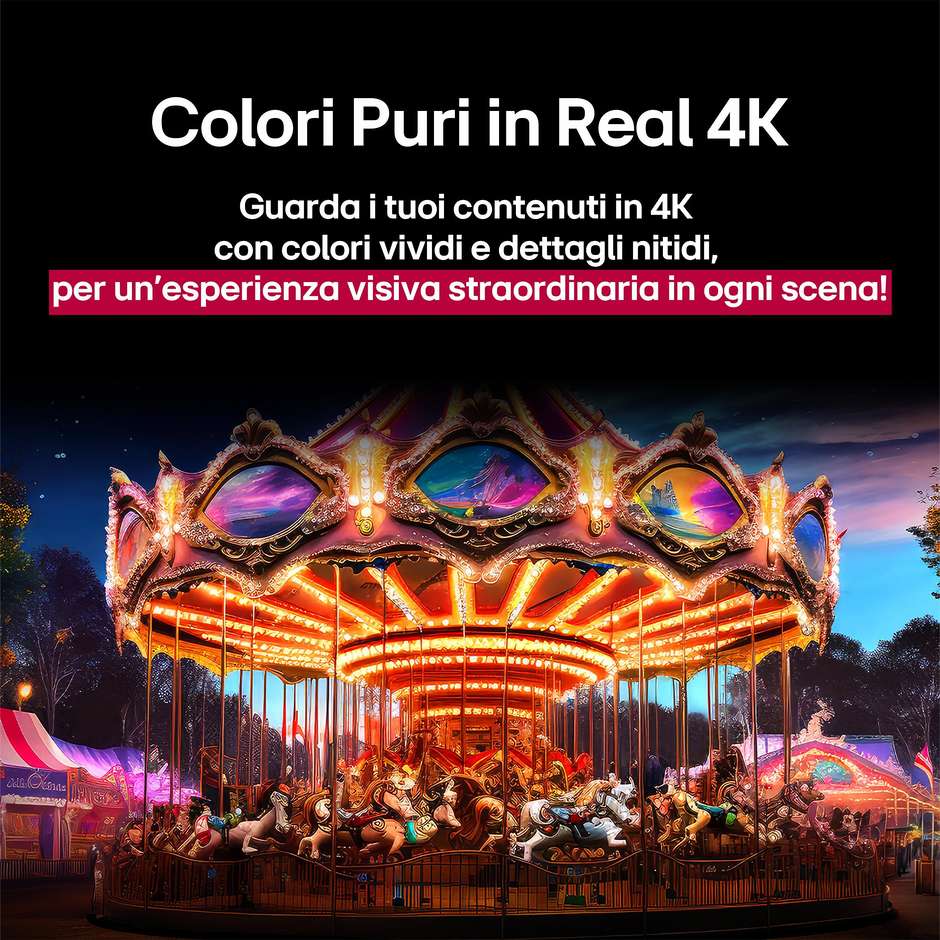 Lg 43NANO81A6A.API Smart TV NanoCell 43" 4K Ultra HD Wi-Fi DVB-T2 Classe G Nero