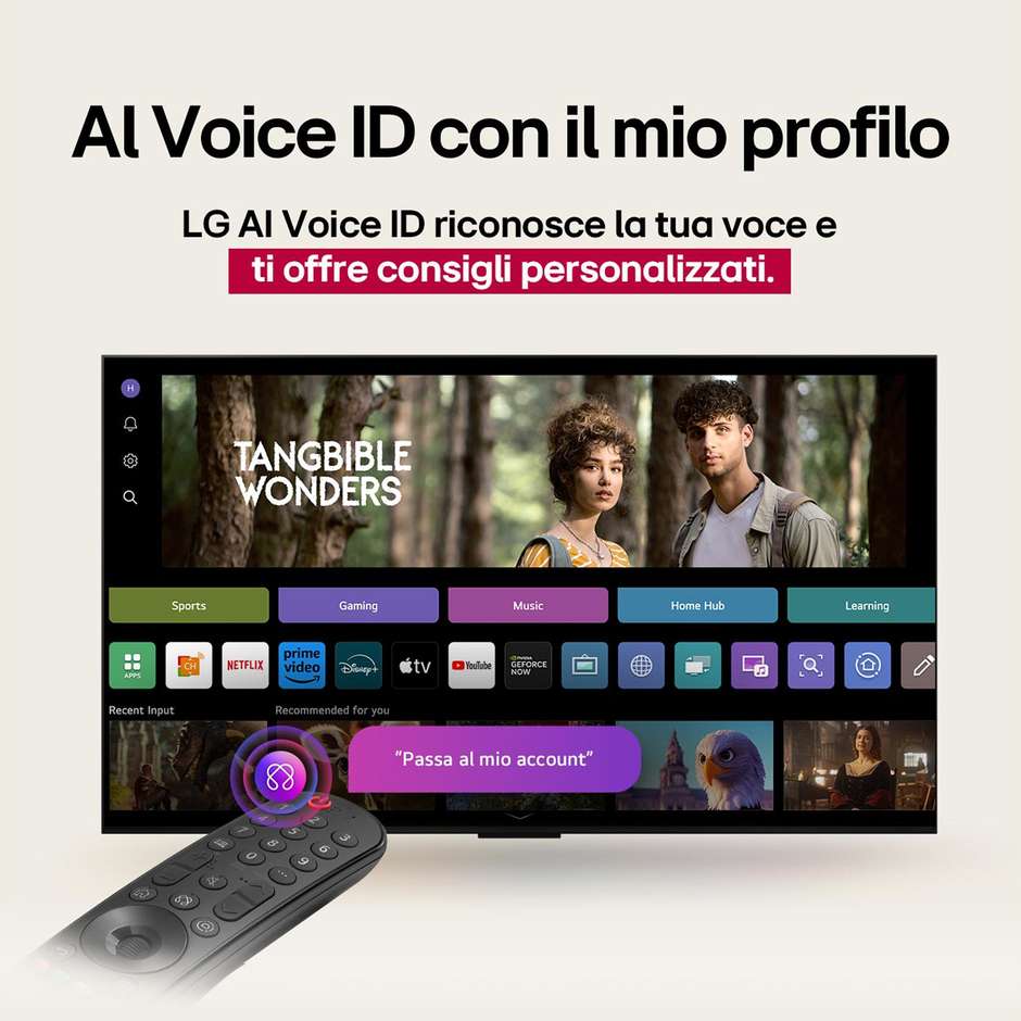 Lg 43NANO81A6A.API Smart TV NanoCell 43" 4K Ultra HD Wi-Fi DVB-T2 Classe G Nero