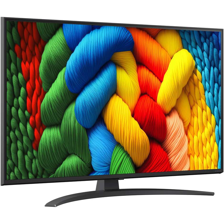 Lg 43NANO81A6A.API Smart TV NanoCell 43" 4K Ultra HD Wi-Fi DVB-T2 Classe G Nero