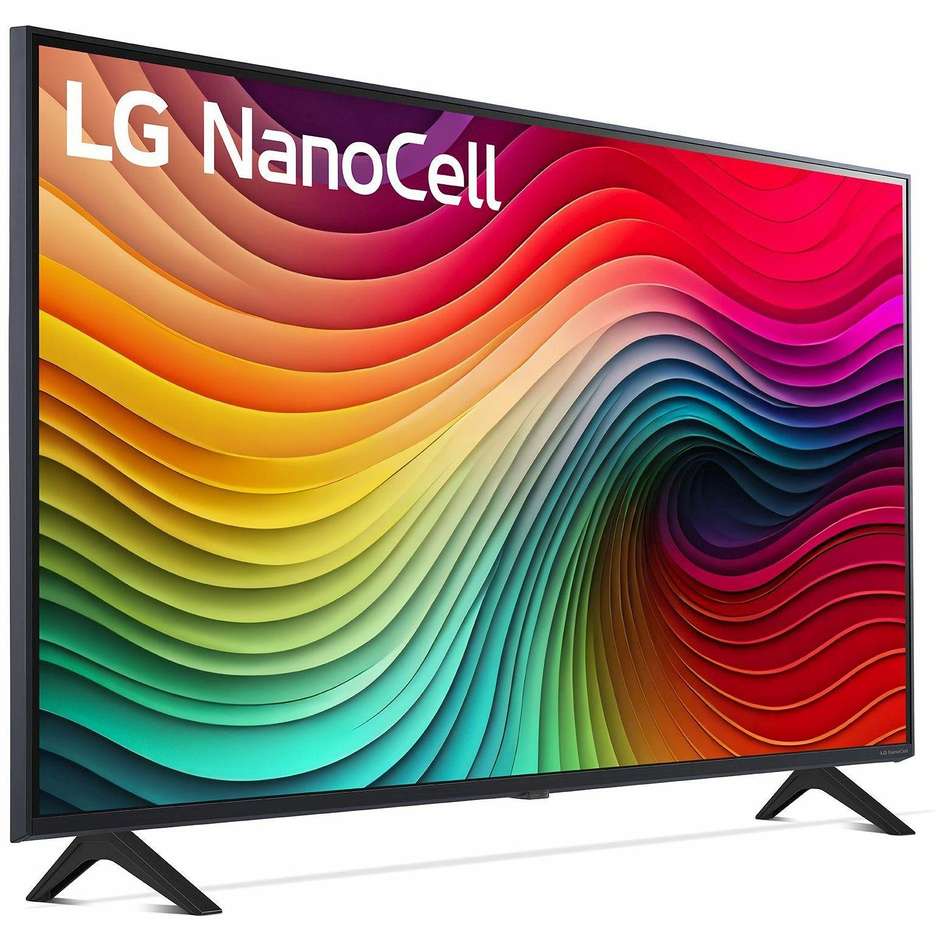 LG 43NANO82T6B TV NanoCell 43'' 4K Ultra HD SMART TV Classe G Colore Nero