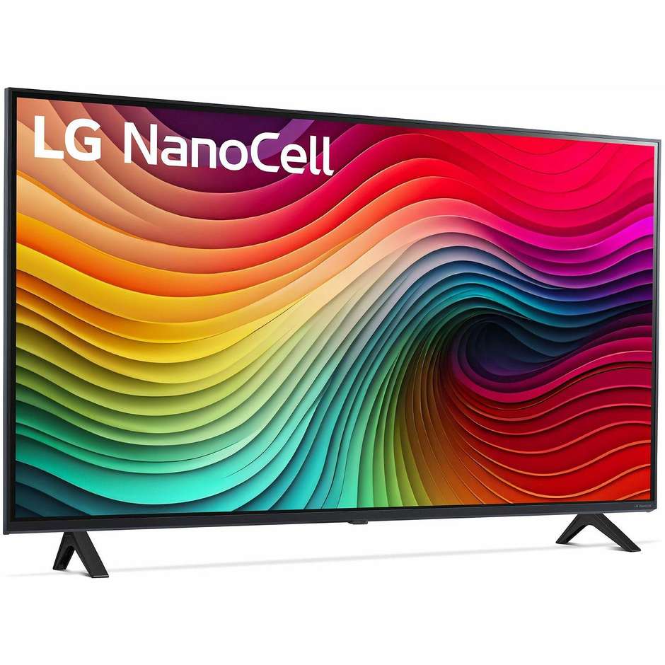 LG 43NANO82T6B TV NanoCell 43'' 4K Ultra HD SMART TV Classe G Colore Nero