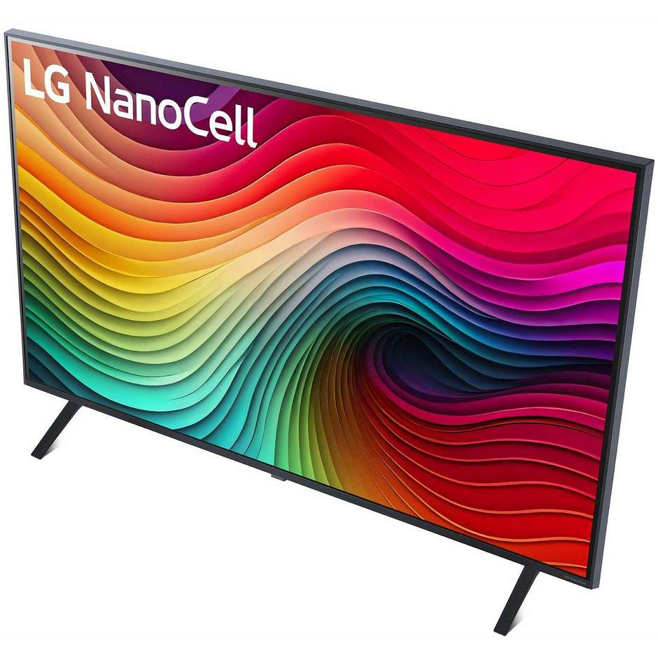 LG 43NANO82T6B TV NanoCell 43'' 4K Ultra HD SMART TV Classe G Colore Nero