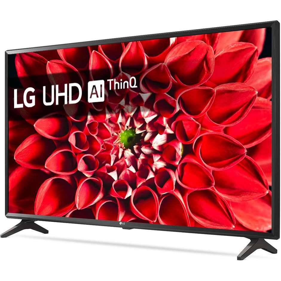 LG 43UM7050PLF Tv LED 43" 4K Ultra HD Active HDR Smart Tv Wifi Internet Tv classe A colore nero