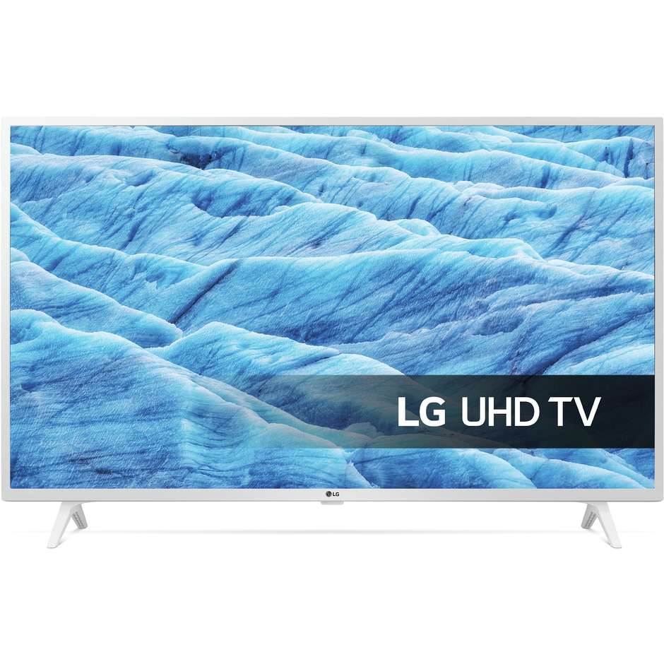 LG 43UM7390 Tv LED 43" 4K Ultra HD HDR Smart Tv Wifi classe A Google Assistant colore bianco