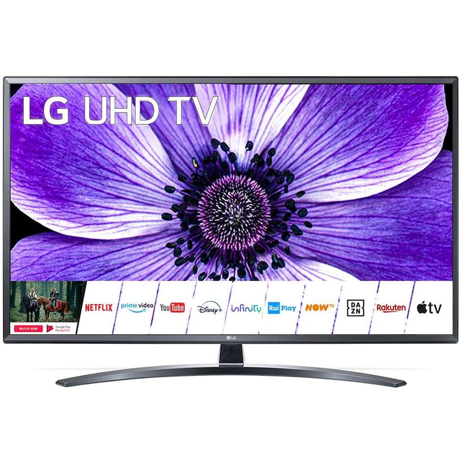 LG 43UN74006LB TV LED 43'' 4K Ultra HD Smart Wi-Fi Classe A colore nero