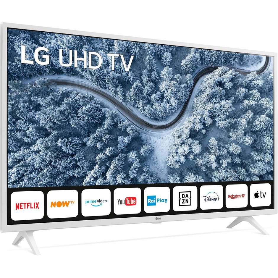 LG 43UP76906 TV LED 43'' 4K Ultra HD Smart TV Wi-Fi Classe G colore cornice bianco