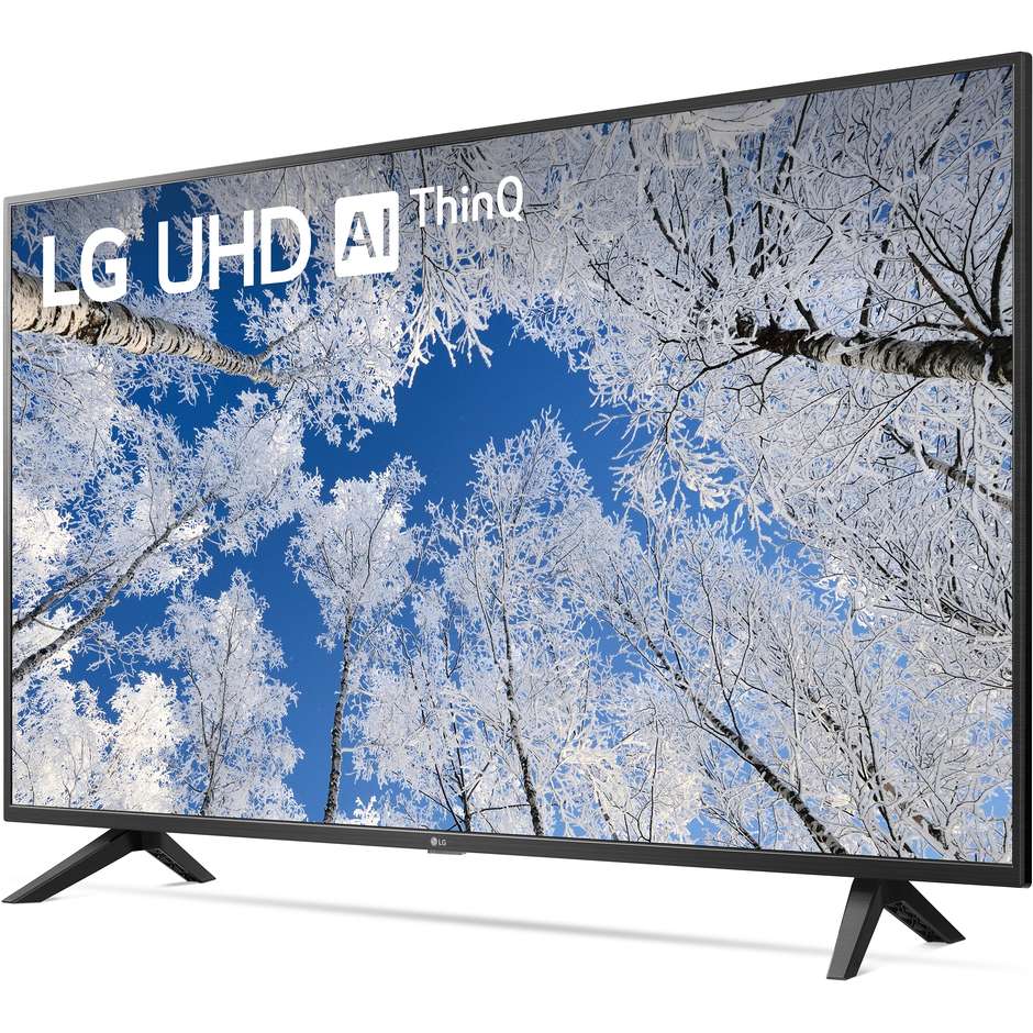 LG 43UQ70006L Smart TV 43" LED 4K Ultra HD webOS Colore Black