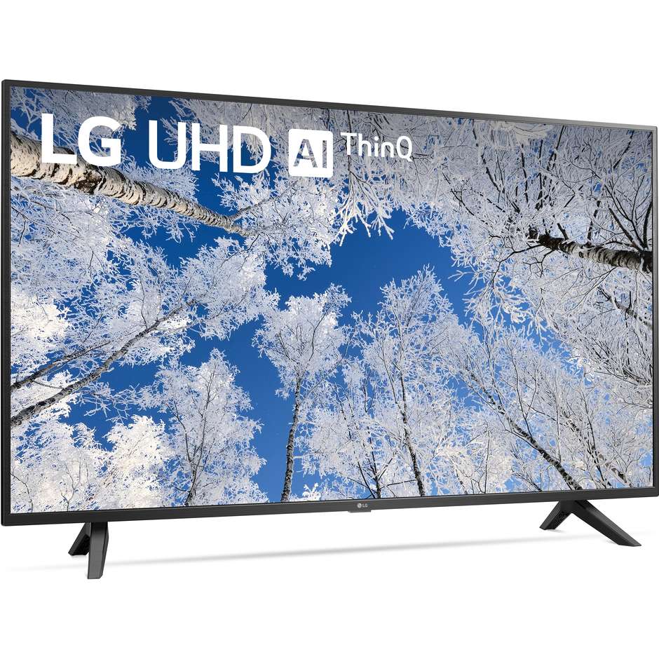 LG 43UQ70006L Tv LED 43" 4K Ultra HD Smart TV Wi-Fi Classe G Colore cornice Nero