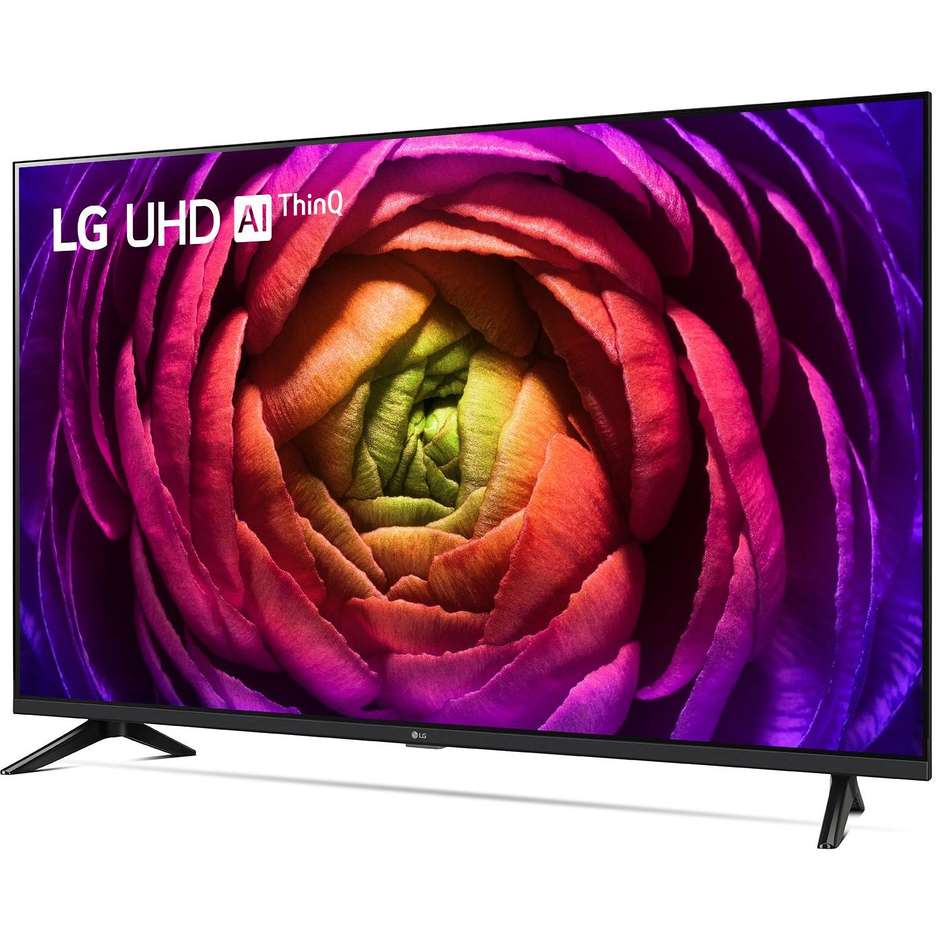 LG 43UR73006L TV LED 43'' 4K Ultra HD Smart TV Wi-Fi Classe G Colore Nero