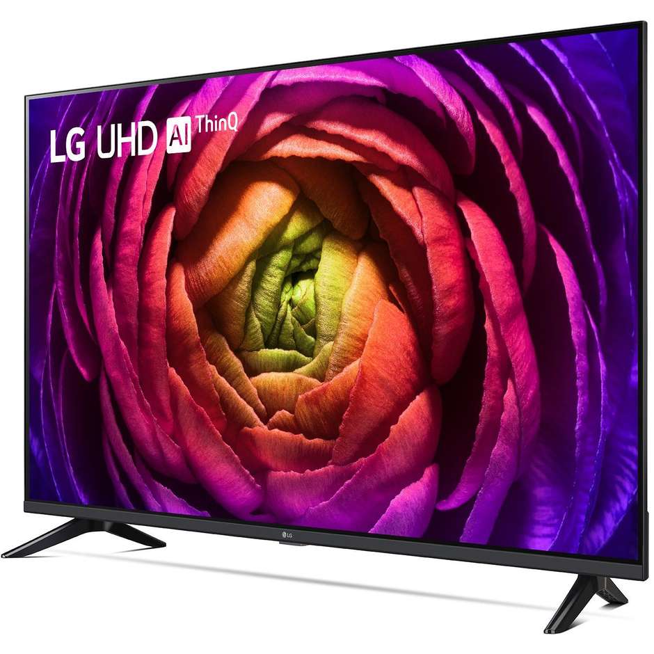 LG 43UR73006L TV LED 43'' 4K Ultra HD Smart TV Wi-Fi Classe G Colore Nero