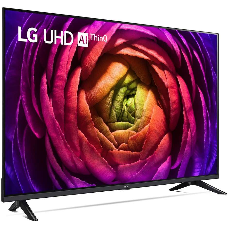 LG 43UR73006L TV LED 43'' 4K Ultra HD Smart TV Wi-Fi Classe G Colore Nero