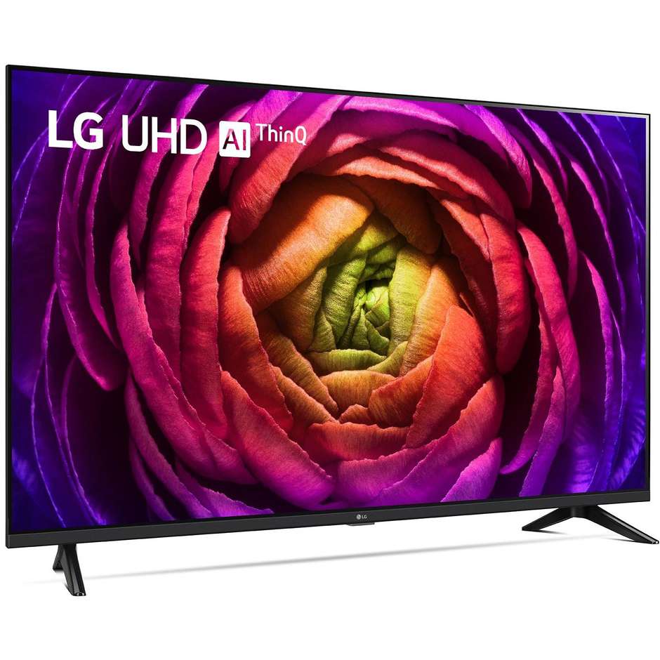 LG 43UR73006L TV LED 43'' 4K Ultra HD Smart TV Wi-Fi Classe G Colore Nero