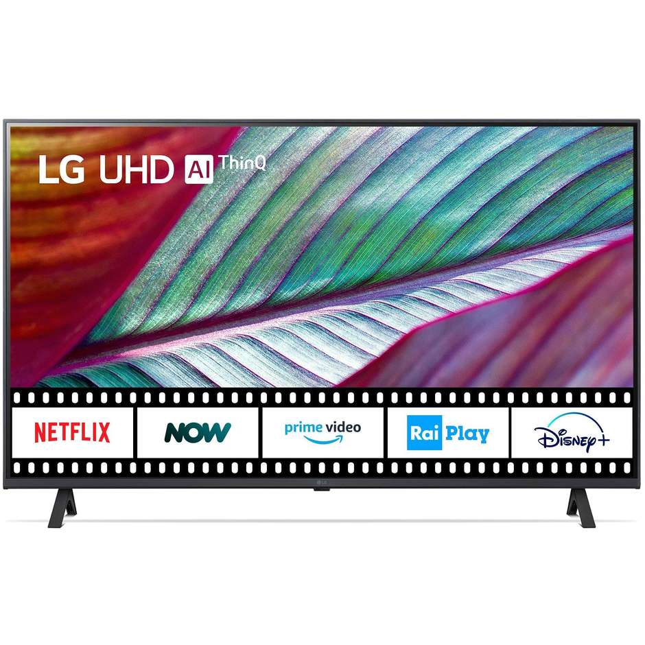 LG 43UR78006L TV LED 43'' 4K Ultra HD SMART TV Wi-Fi Classe G Colore Nero