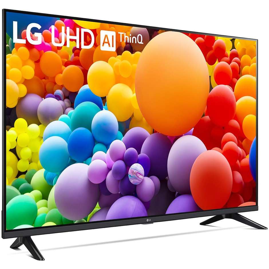 LG 43UT73006LA Tv Led 43" 4K Ultra HD Smart Tv Wi-Fi Classe G Colore Nero