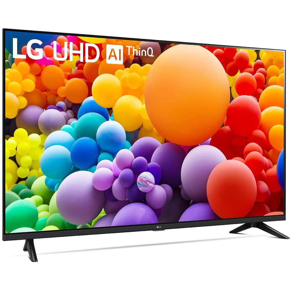 LG 43UT73006LA Tv Led 43" 4K Ultra HD Smart Tv Wi-Fi Classe G Colore Nero