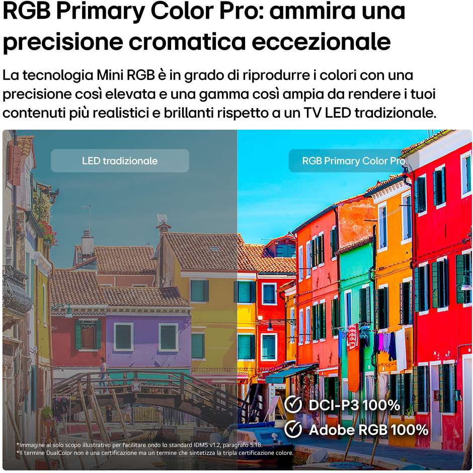 LG 50MRGB87B6B Mini RGB TV 50" 4K Dolby Vision Nero