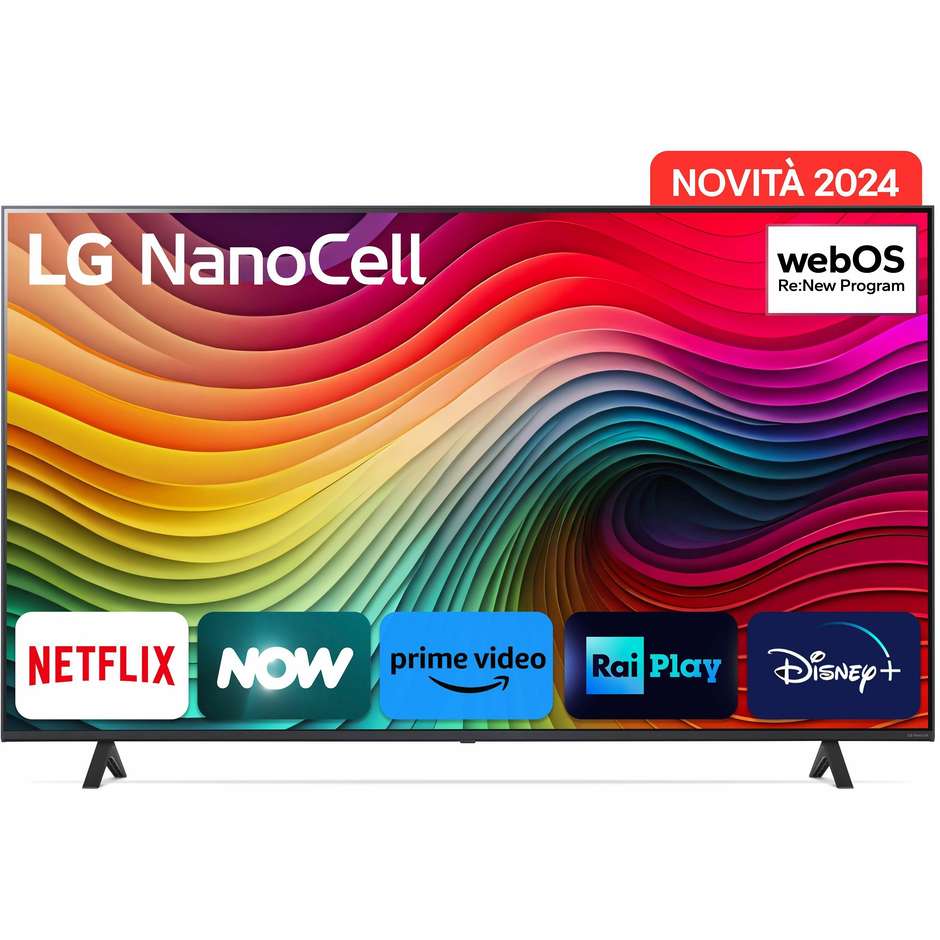 LG 50NANO82T6B NanoCell 50'' 4K Ultra HD Smart TV Classe G Colore Nero