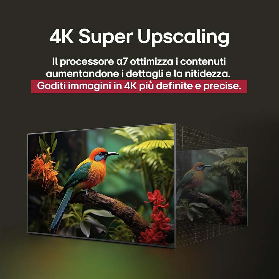 Lg 50QNED86A6C.API Smart TV LED 50" 4K Ultra HD Wi-Fi DVB-T2 Classe F Nero
