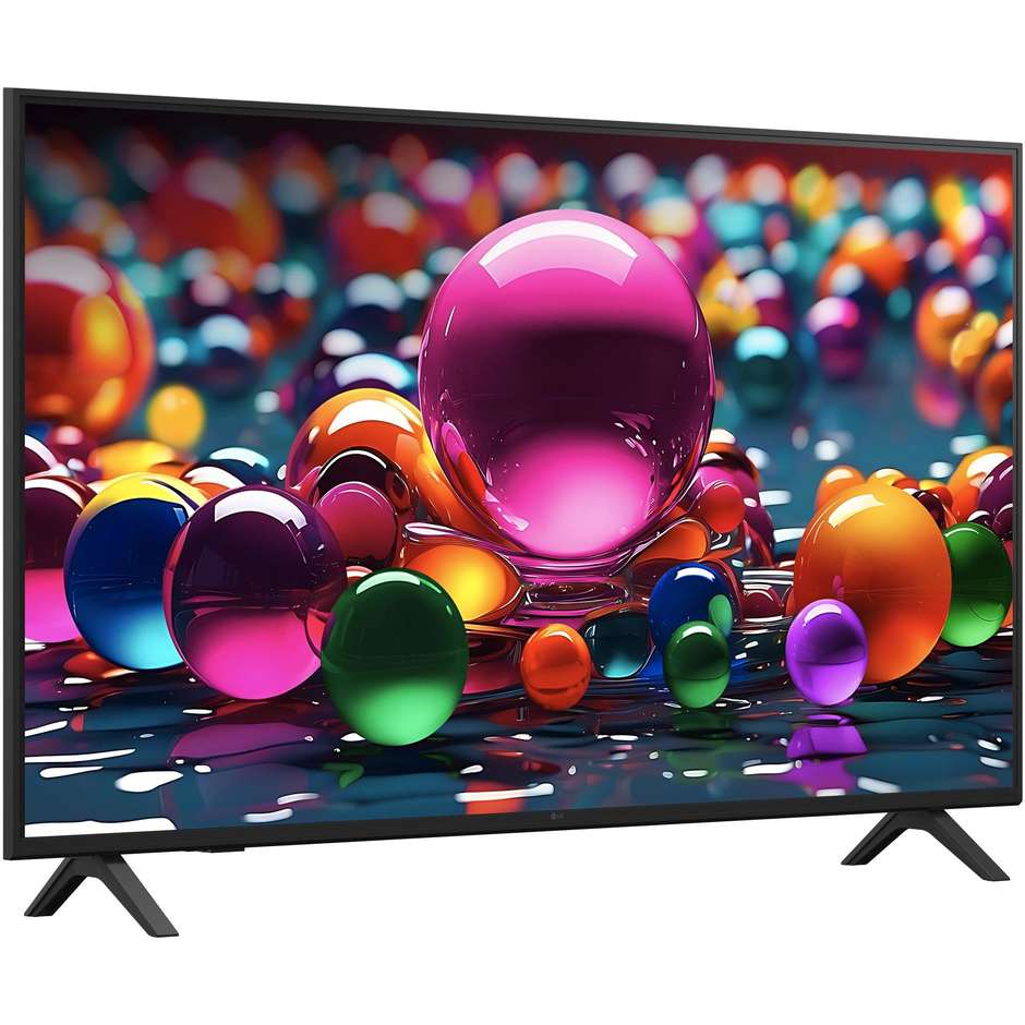 LG 50UA75006LA TV LED 50" 4K Ultra HD Smart TV Wi-Fi Classe F Colore Nero
