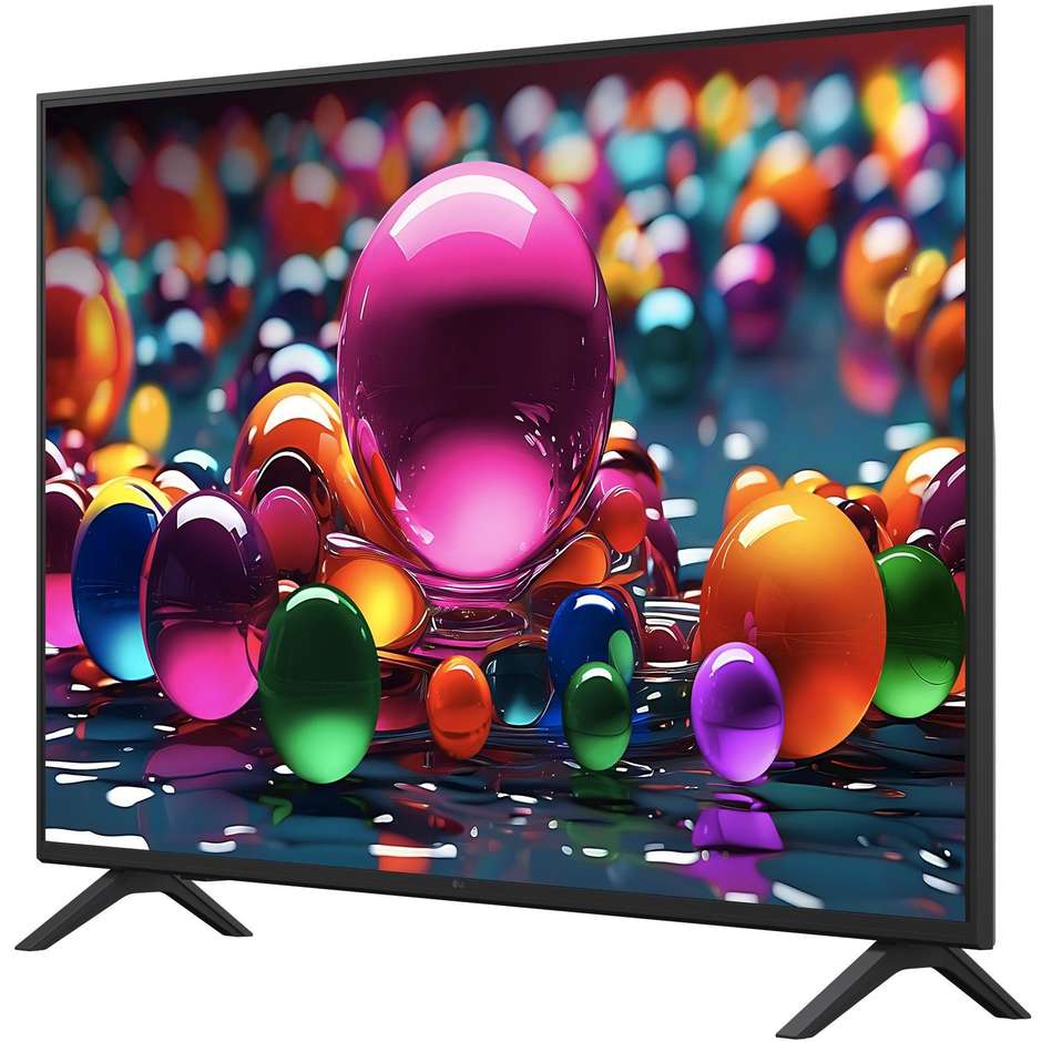 LG 50UA75006LA TV LED 50" 4K Ultra HD Smart TV Wi-Fi Classe F Colore Nero
