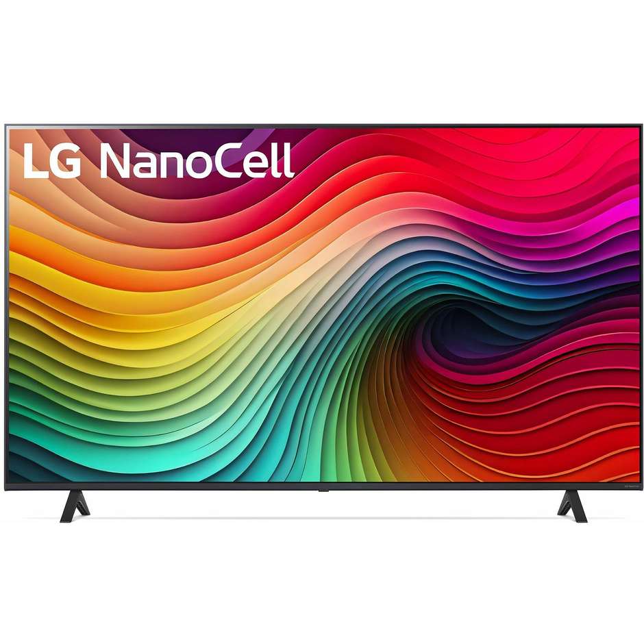 LG 55NANO82T6B TV NanoCell 55'' 4K Ultra HD Smart TV Classe G Colore Nero