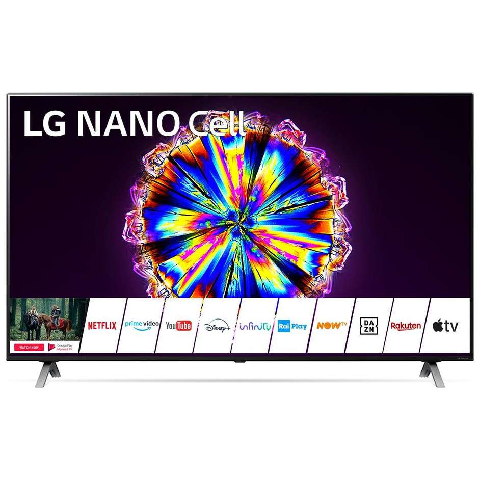 LG 55NANO906NA Tv LED 55" Nanocell 4K Ultra HD HDR Smart Tv Wifi webOS 5.0 classe A colore nero
