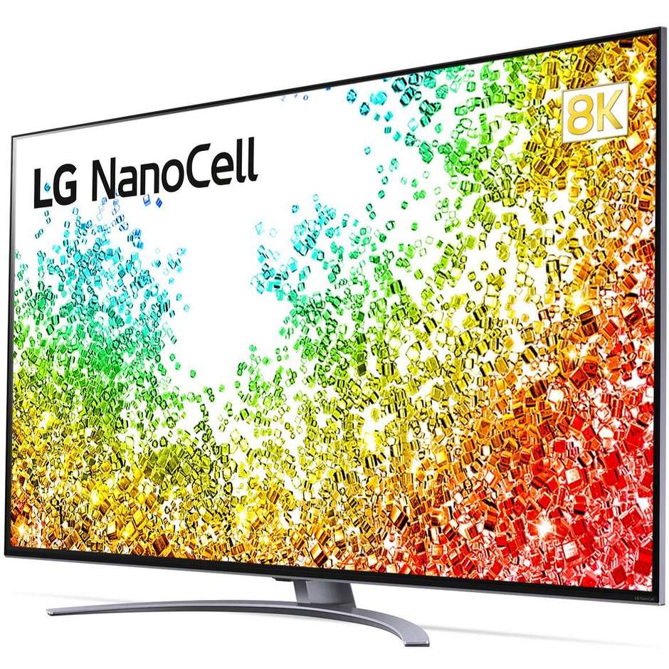 LG 55NANO966 Nanocell TV LED 55'' 8K Ultra HD Smart TV Wi-Fi Classe G colore cornice argento