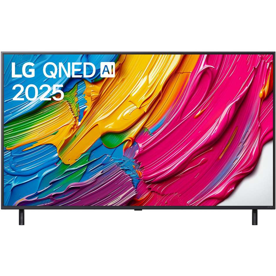 LG 55QNED80A6A.API Smart TV 55" LED 4K Ultra HD webOS Colore Black