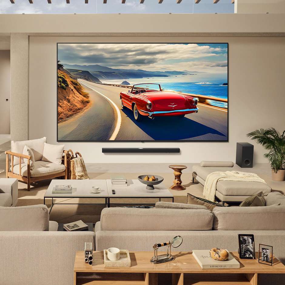 LG 55QNED80A6A.API Smart TV 55" LED 4K Ultra HD webOS Colore Black
