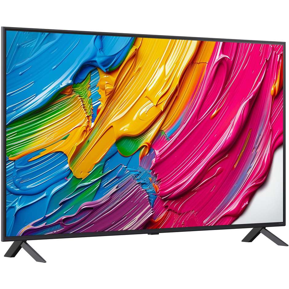 LG 55QNED80A6A.API Smart TV 55" LED 4K Ultra HD webOS Colore Black