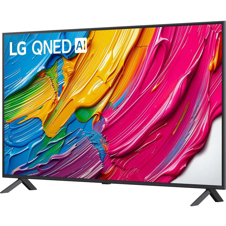 LG 55QNED80A6A TV QNED 55" 4K Ultra HD Smart TV Wi-Fi Classe E Colore Nero