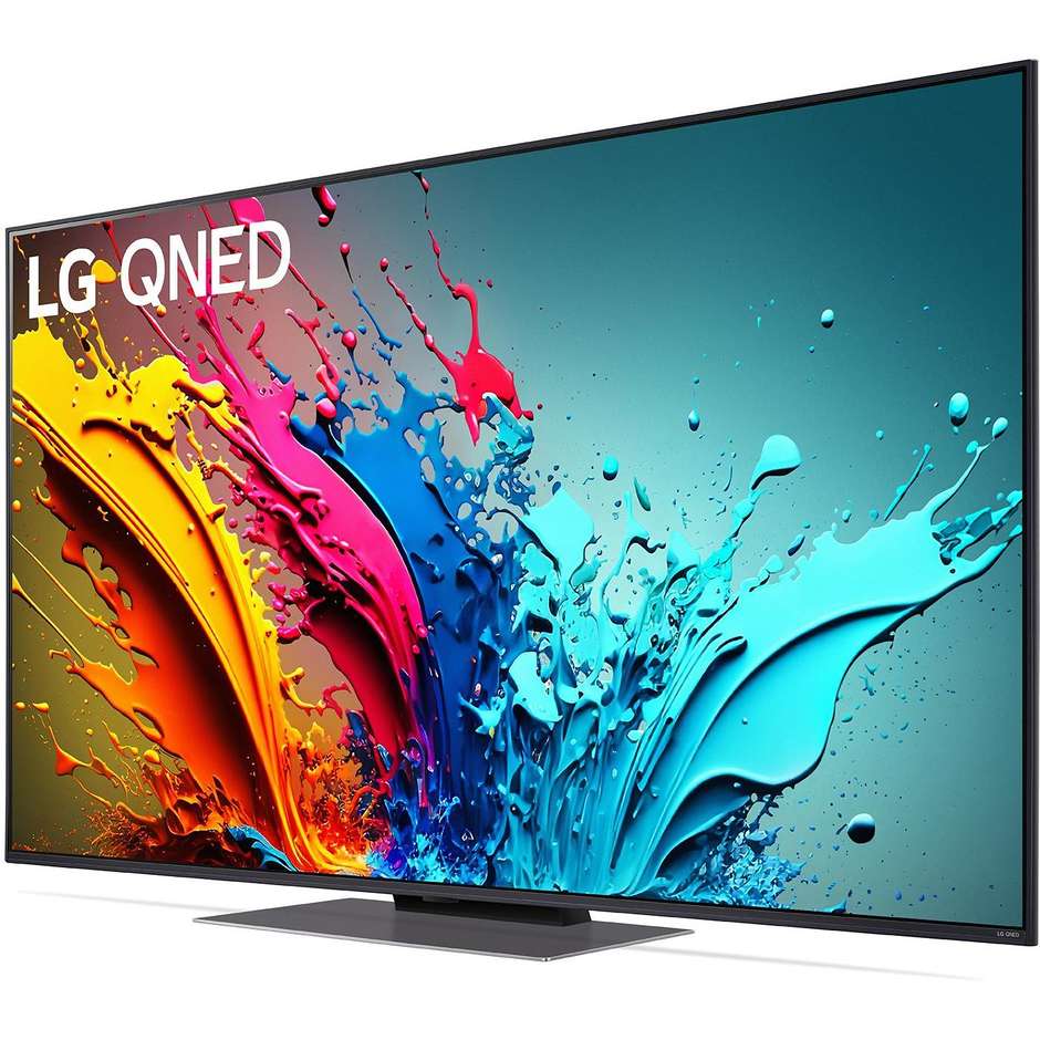 LG 55QNED86T6A TV QNED 55'' 4K Ultra HD Smart TV Wi-Fi Classe E Colore Nero