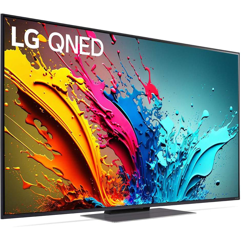 LG 55QNED86T6A TV QNED 55'' 4K Ultra HD Smart TV Wi-Fi Classe E Colore Nero