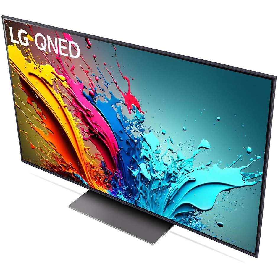 LG 55QNED86T6A TV QNED 55'' 4K Ultra HD Smart TV Wi-Fi Classe E Colore Nero