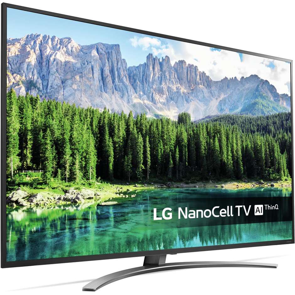 LG 55SM8600 Tv LED 55" 4K Super Ultra HD HDR Smart Tv webOS 4.5 Wifi classe A colore nero