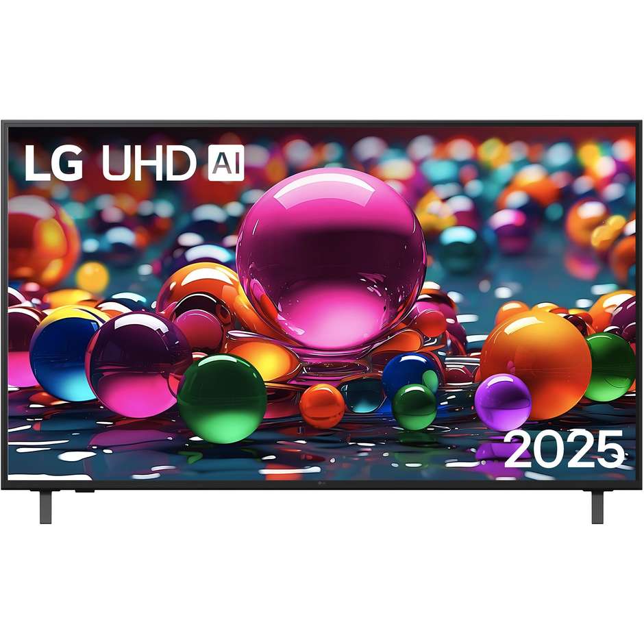 LG 55UA75006LA TV LED 55'' 4K Ultra HD Smart TV Wi-Fi Classe G Colore Nero