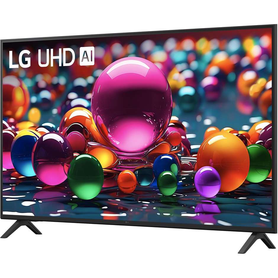 LG 55UA75006LA TV LED 55'' 4K Ultra HD Smart TV Wi-Fi Classe G Colore Nero