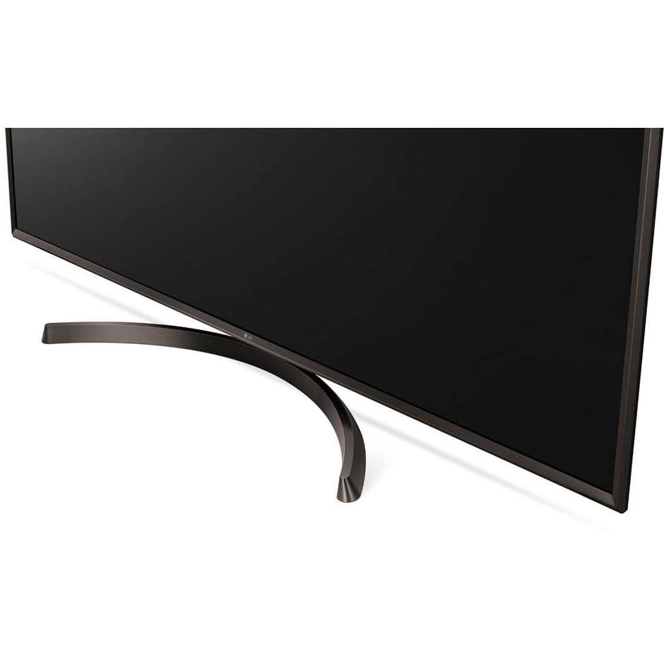 LG 55UK6400 Tv LED 55" 4K Ultra HD Active HDR Smart Tv Wi fi classe A+ colore nero