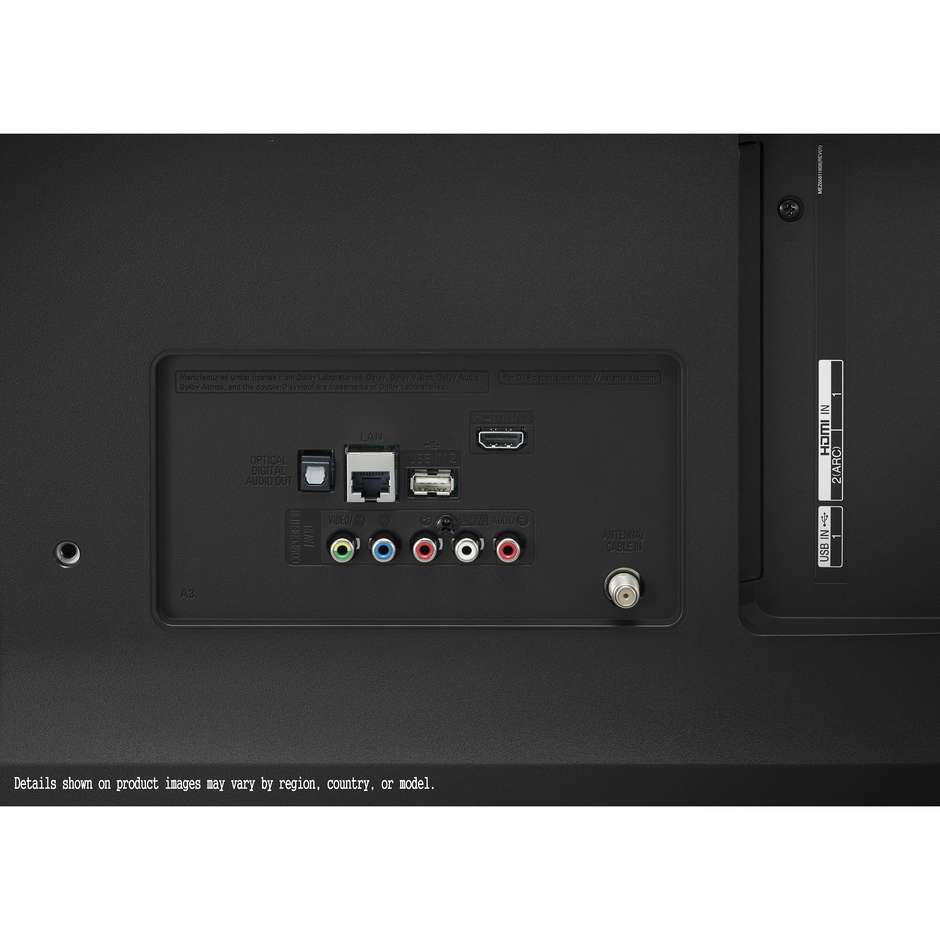 LG 60UM7100 Tv LED 60" 4K Ultra HD Active HDR Smart Tv Wifi classe A colore nero