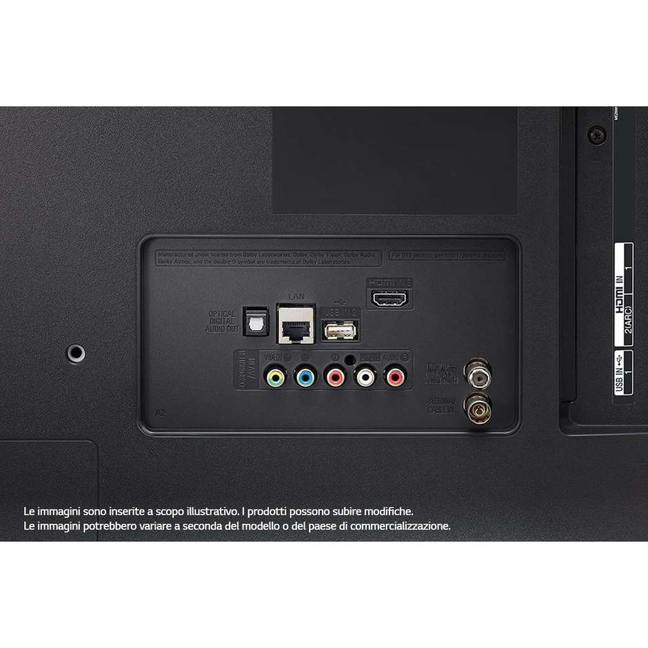 LG 65NANO796NE TV LED 65'' 4K Ultra HD Smart TV Wi-Fi Classe A colore nero