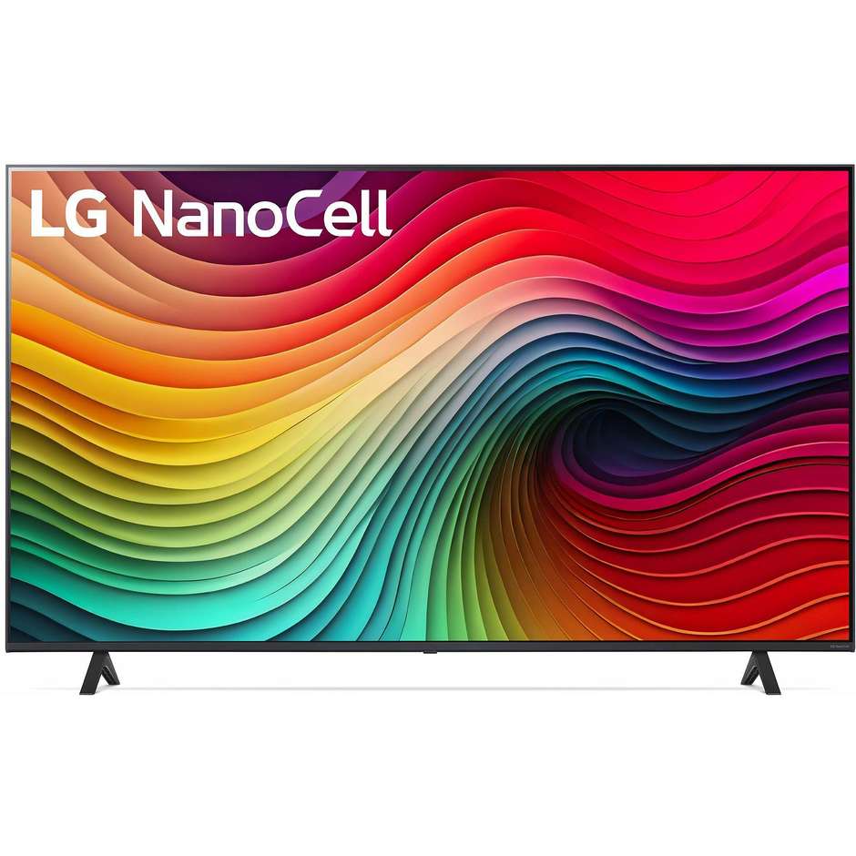 LG 65NANO82T6B TV 65" NanoCell 4K Ultra HD Smart TV Classe G Colore Nero