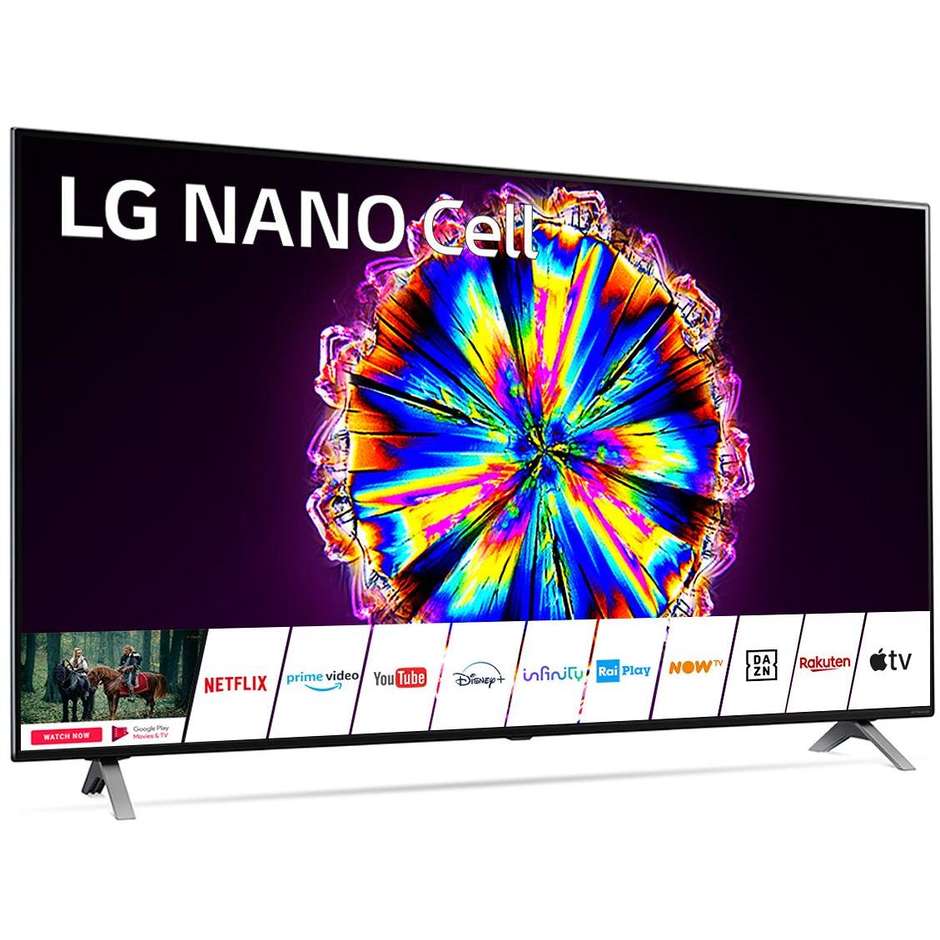 LG 65NANO906NA Tv LED Nanocell 65" 4K Ultra HD HDR Smart Tv Wifi classe A+ colore nero