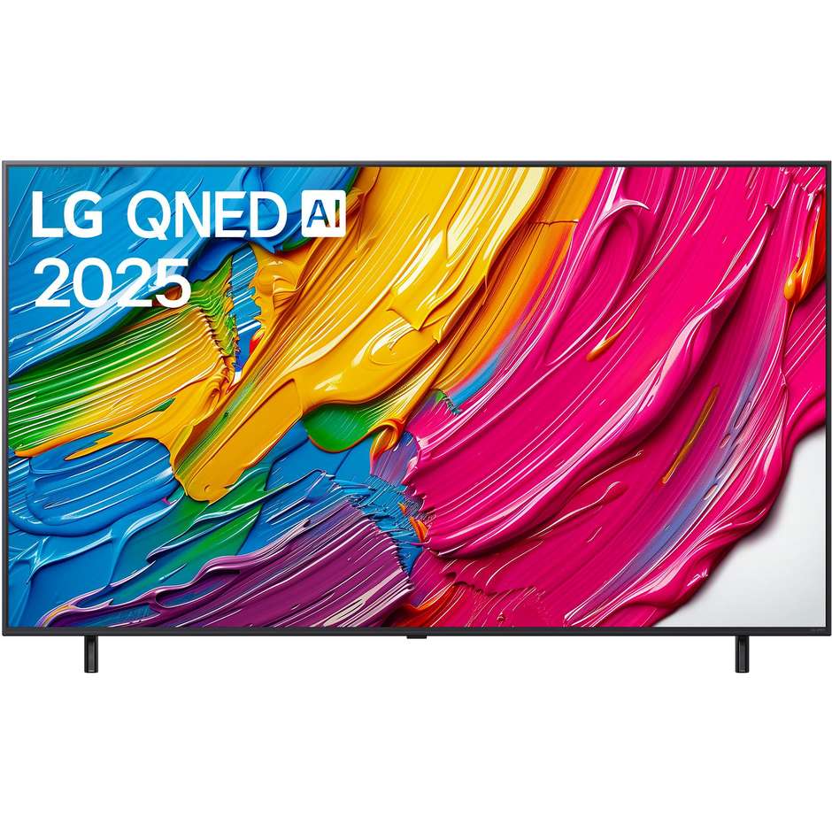 LG 65QNED80A6A TV QNED 65" 4K Ultra HD Smart TV Wi-Fi Classe E Colore Nero