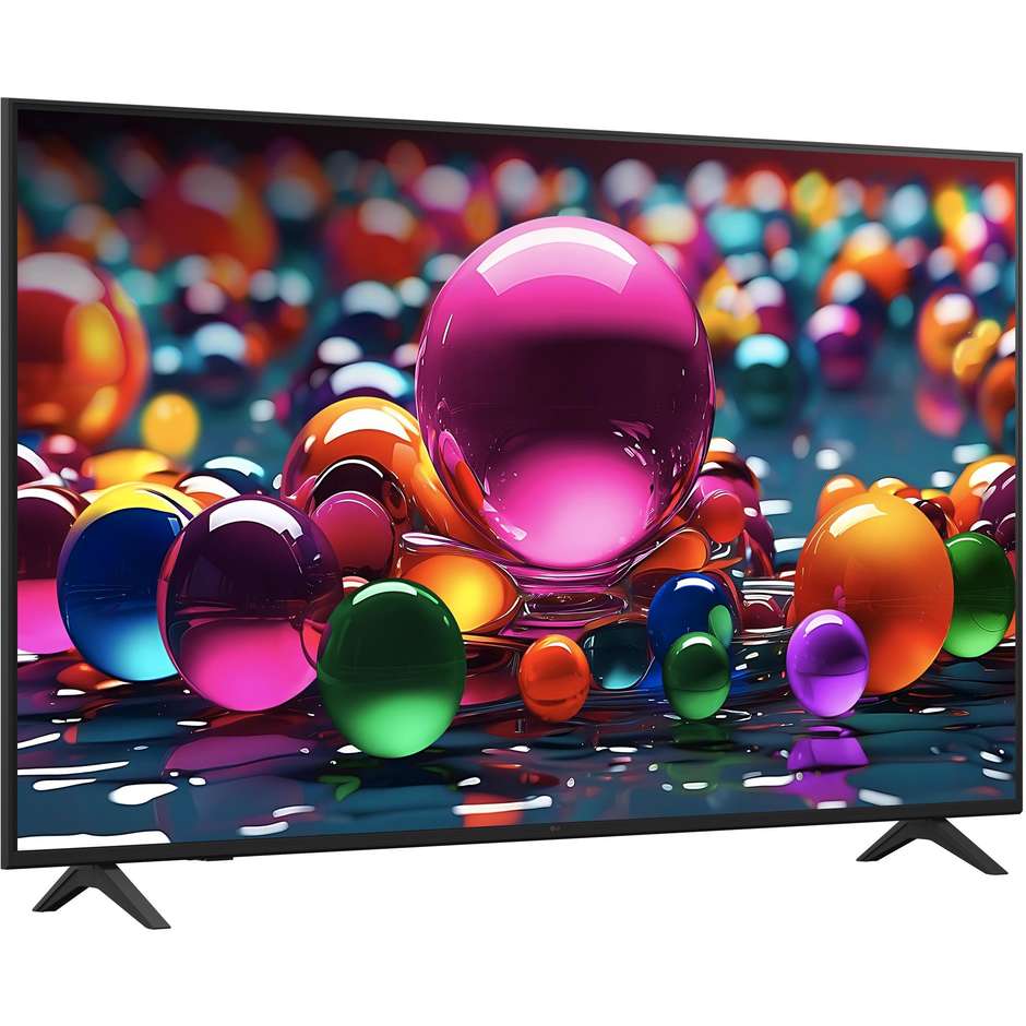 LG 65UA75006LA TV LED 65" 4K Ultra HD Smart TV Wi-Fi Classe F Colore Nero