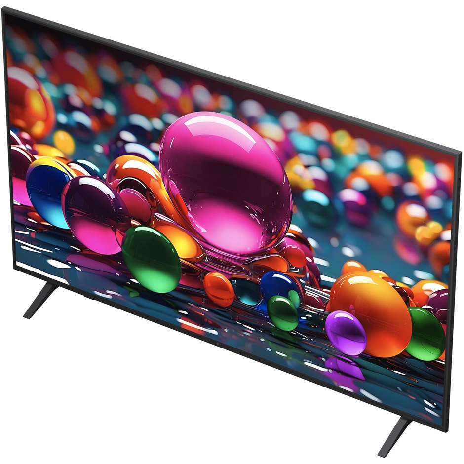 LG 65UA75006LA TV LED 65" 4K Ultra HD Smart TV Wi-Fi Classe F Colore Nero