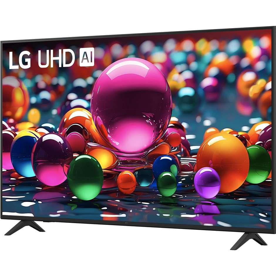 LG 65UA75006LA TV LED 65" 4K Ultra HD Smart TV Wi-Fi Classe F Colore Nero