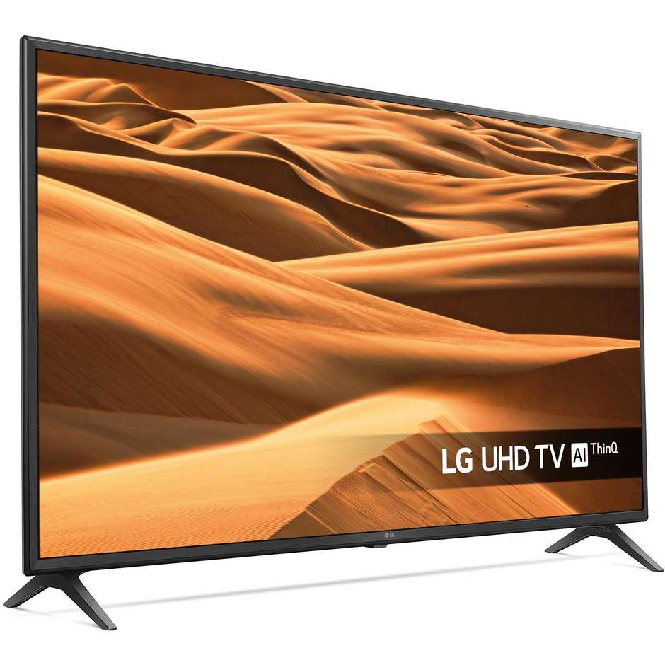 LG 65UM7100PLA Tv LED 65" 4K Ultra HD HDR Smart Tv Wifi classe A Google Assistant Alexa colore nero