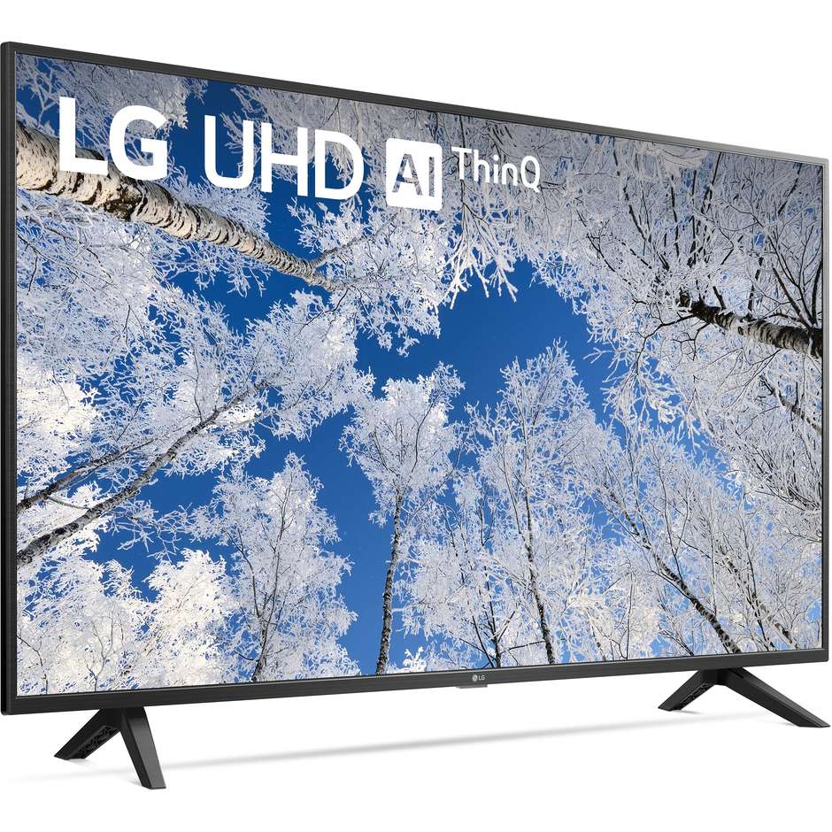 LG 65UQ70006L Tv LED 65" 4K Ultra HD Smart TV Wi-Fi Classe G Colore cornice Nero