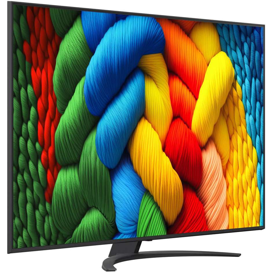 Lg 75NANO81A6A.API Smart TV NanoCell 75" 4K Ultra HD Wi-Fi DVB-T2 Classe F Nero