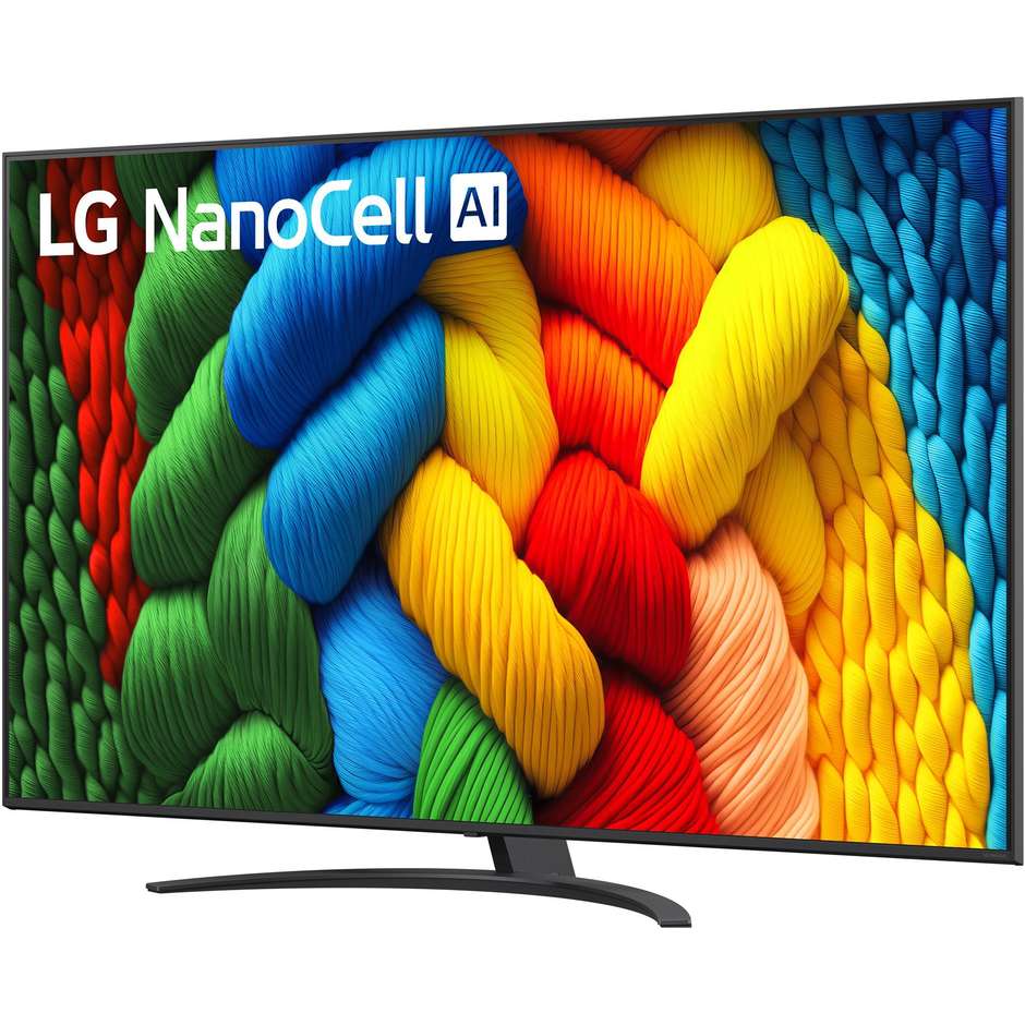 Lg 75NANO81A6A.API Smart TV NanoCell 75" 4K Ultra HD Wi-Fi DVB-T2 Classe F Nero